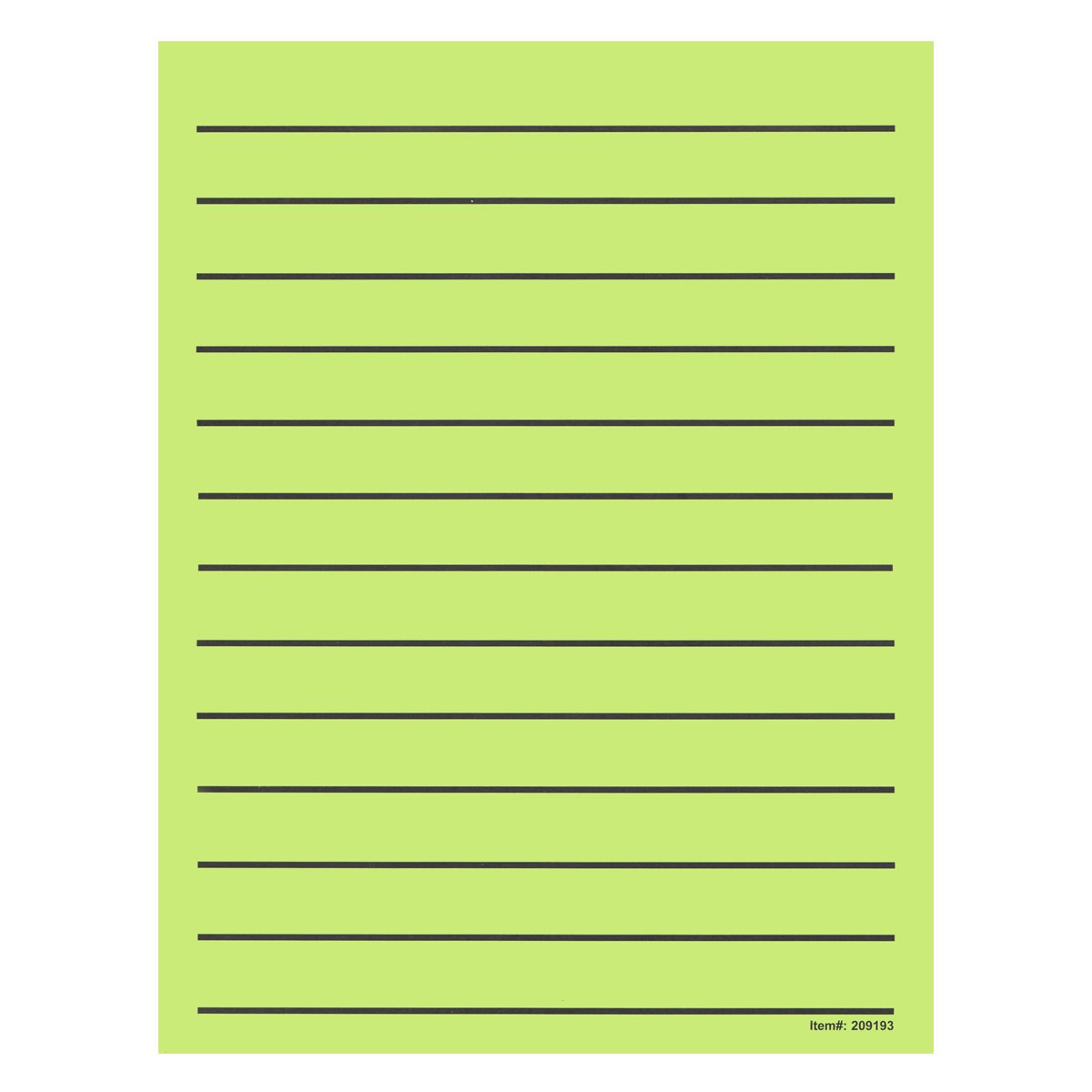 Bold Line Paper Pad in White with Black Lines - 90 Sheets