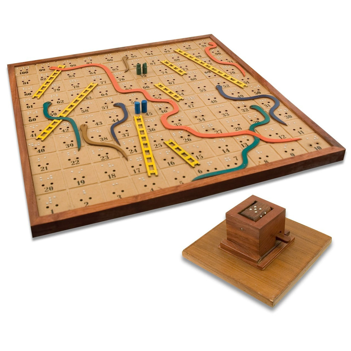 Snakes and Ladders Board Game For the Blind