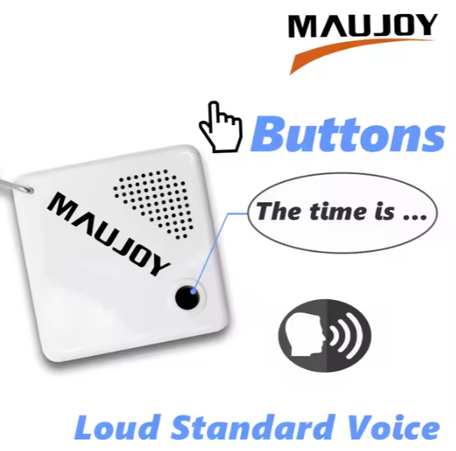 Talking Time Key Chain for Seniors & Blind People