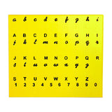 Braille English Alphabet Trainer Plate