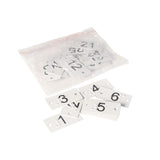 Braille Clothing Tags - Numbers