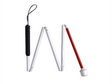 White folding Cane